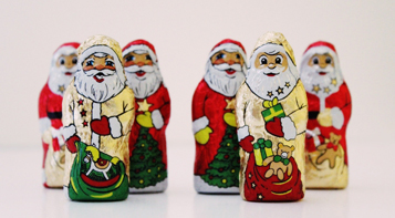 Weihnachtsmann_Leckerei Leckereien verteilt der Weihnachtsmann am 5. und 12. Dezember in der Fürstengalerie in Fürstenwalde/Spree