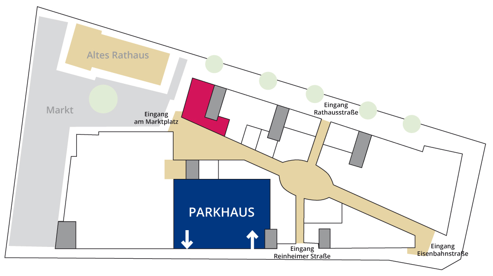 Fuerstengalerie_Lageplan_steinecke_2025 Lageplan der Fürstengalerie mit dem Standort Steinecke Brotmeisterei